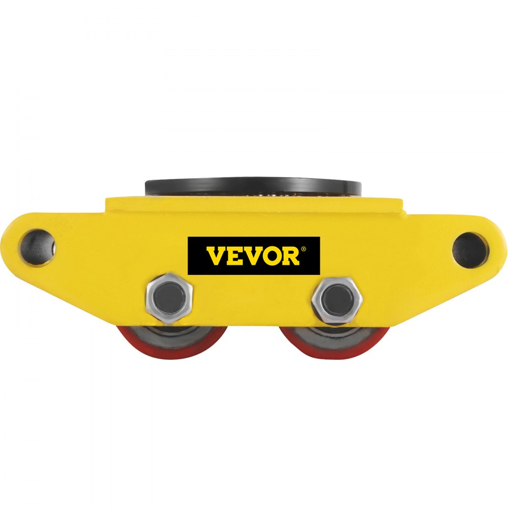 VEVOR Carro de Máquinaria Acero Fundido, Motor de Máquinaria Industrial 5987,4 kg, Máquina de Mover 11,4x8,3x4,4 Pulgadas, Patines de Equipo 4 Ruedas de PU para Almacenamiento Distribución Transporte