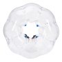 VEVOR Bola de choque inflable Bola de choque de parachoques 1 pieza 1,5 m x 1,2 m Bola de colisión humana Bola de rebote de burbujas de cuerpo de PVC Bola de parachoques inflable transparente