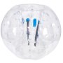 VEVOR Bola de choque inflable Bola de choque de parachoques 1 pieza 1,5 m x 1,2 m Bola de colisión humana Bola de rebote de burbujas de cuerpo de PVC Bola de parachoques inflable transparente