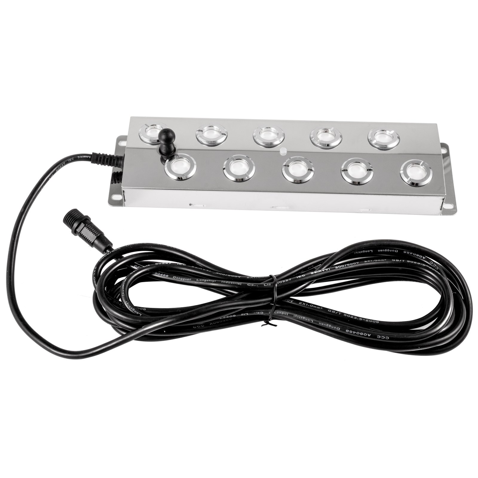Vevor Nebulizador Ultrasónico De Niebla 10 Cabezas Impermeable Para Estanque