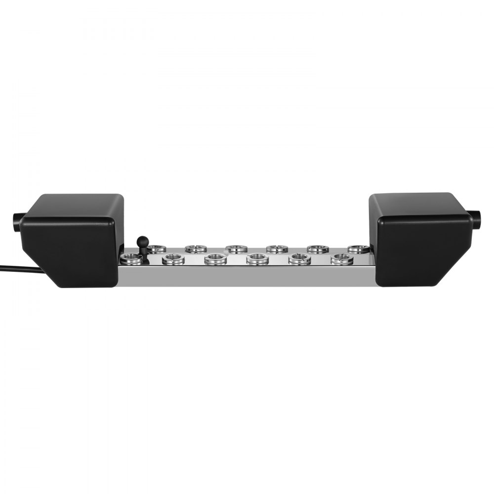 VEVOR - Generador de niebla ultrasónico de 12 cabezales, 9000 ml/h, generador de niebla con fuente de alimentación impermeable IP67 de 300 W, boya, discos de repuesto, para estanque, jardín, rocalla, invernadero, decoración de Halloween