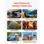 VEVOR ​Vejiga del Almacenamiento de Agua con Válvula 113 L, Bolsa de Agua de PVC Doble Capa 1000D, Portátil y Plegable, Resistente a Fugas, para Autocaravanas, Camiones, Uso en Exteriores, Negro