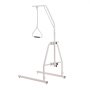 VEVOR Barra de Trapecio para Movilidad en la Cama, con Abrazaderas y Soporte de Suelo, Capacidad 113 kg, Ideal para Personas Mayores, Pacientes y Personas con Discapacidad, 1050 x 730 x 1880 mm
