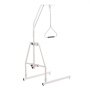 VEVOR Barra de Trapecio para Movilidad en la Cama, con Abrazaderas y Soporte de Suelo, Capacidad 113 kg, Ideal para Personas Mayores, Pacientes y Personas con Discapacidad, 1050 x 730 x 1880 mm