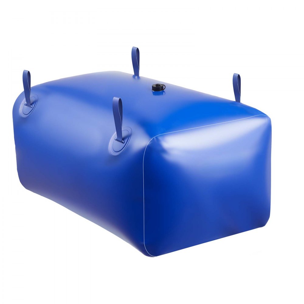 VEVOR ​Vejiga del Almacenamiento de Agua con Válvula 240 L, Bolsa de Agua de PVC Doble Capa 1000D, Portátil y Plegable, Resistente a Fugas, para Autocaravanas, Camiones, Uso en Exteriores, Azul