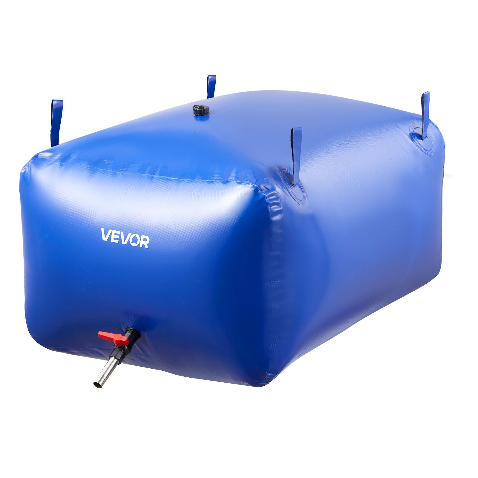 VEVOR ​Vejiga del Almacenamiento de Agua con Válvula 400 L, Bolsa de Agua de PVC Doble Capa 1000D, Portátil y Plegable, Resistente a Fugas, para Autocaravanas, Camiones, Uso en Exteriores, Azul