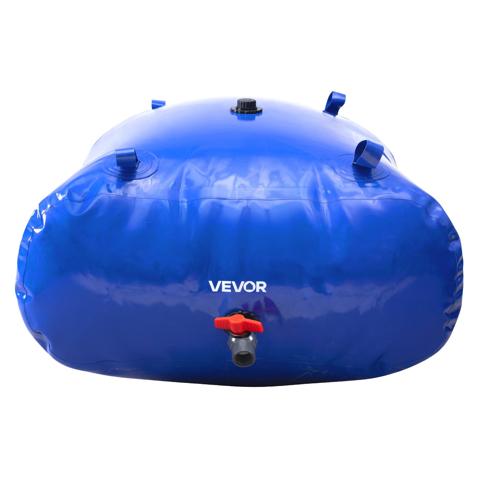 VEVOR Water Storage Bladder, 330L Water Storage Container Tank, 1000D PVC Large Capacity Soft Bag Bladder, Collapsible Portable for Garden Irrigation, Camping, RVs, Fire Prevention (Blue)