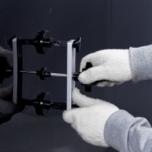 VEVOR 25 PCS Kit de Reparación de Abolladuras sin Pintura con Extractor de Puente y Lengüetas de Extractor Kit de Extractor de Abolladuras de Auto con Pistola de Pegamento Caliente Barras de Pegamento