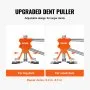 VEVOR 46 PCS Kit de Reparación de Abolladuras sin Pintura con Desabollador de Oro Pistola de Pegamento Caliente Barras de Pegamento Kit de Desabollador de Coche para Eliminación de Abolladuras de Auto