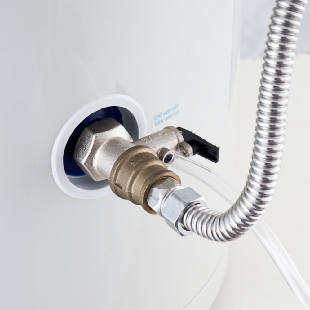 VEVOR Calentador de Agua Eléctrico 2000 W Calentador de Agua con Depósito 70 L con Luz LED, Control de Perilla, Conexión Lateral a Prueba de Agua IPX4, Calentadores a Pedido para Ducha, Baño