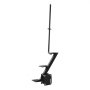 VEVOR Boat Trailer Steps, 3-Step, Heavy-Duty Boat Trailer Steps with Handle, Non-Slip Surface, 3 Mounting Angle Options, Steel Ladder for 76.2 x 76.2/76.2 x 127/101.6 x 101.6 mm Frame, Side Mounting
