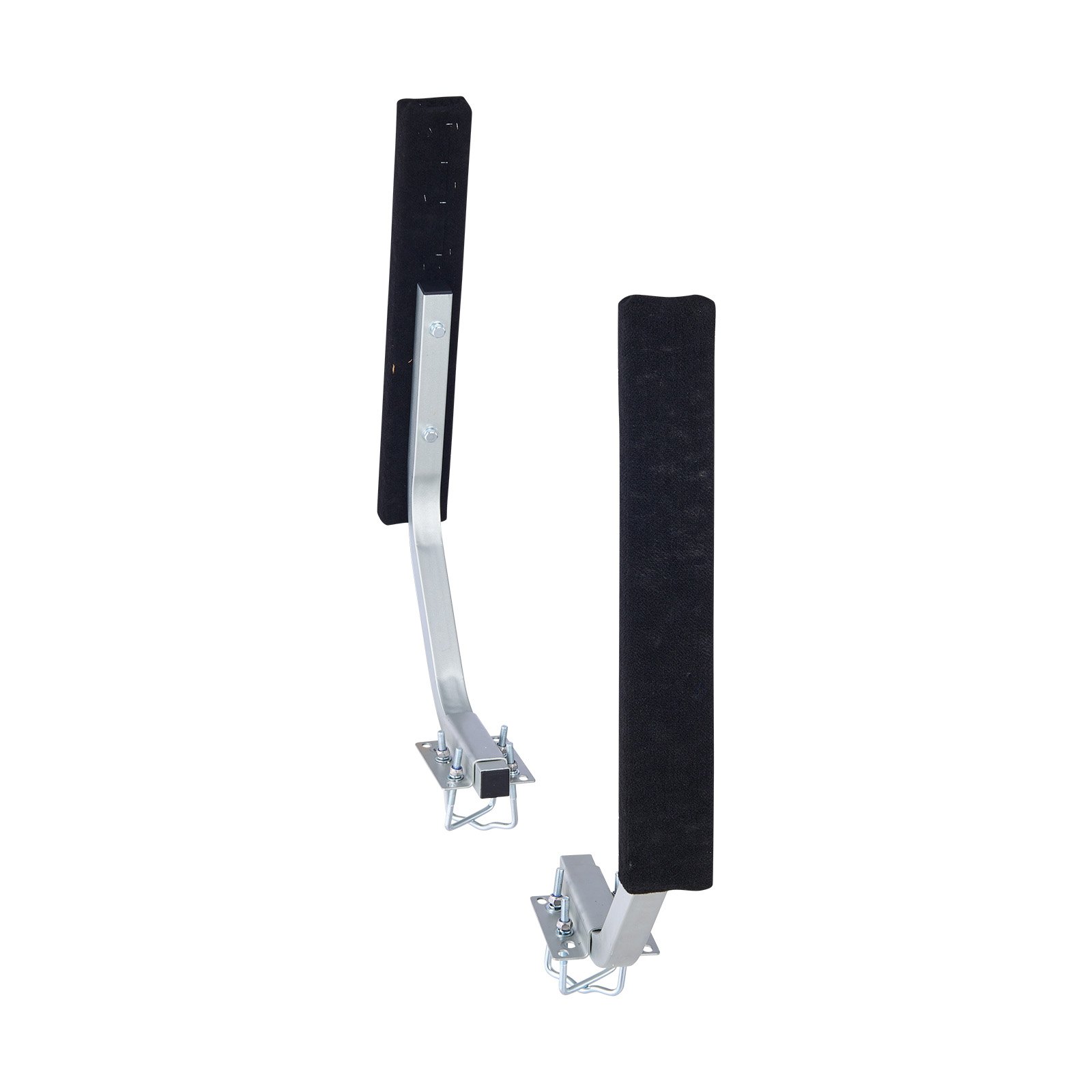 VEVOR Guía para Remolque de Barco Ancho Ajustable de 30 mm, 2 Guías de Acero Robusto de Alta Resistencia con Almohadillas de Soporte, Compatibles con Remolques Tipo Pontón con Vigas en L para Botes