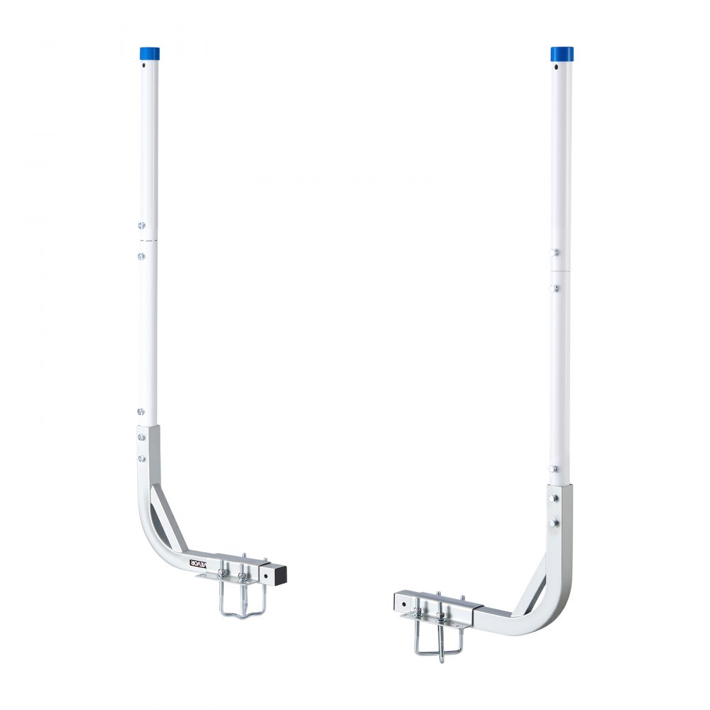 VEVOR Guía para Remolque de Barco Altura de 775 mm/1205 mm, 2 Piezas de Acero Reforzado de Alta Resistencia, con Tubos de PVC, para Barcos de Esquí, Barcos de Pesca Compactos, Veleros Pequeños