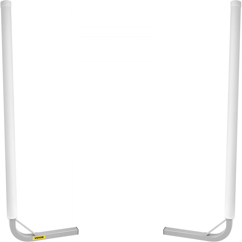 VEVOR Guías para Remolque de Barcos 152x46cm, Un Par de Guías de Lanzamiento de Acero, con Cubiertas de Tubos de PVC y Accesorios, para Jet-Ski, Pesca, Velero, Bote Inflable