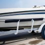 VEVOR Boat Trailer Guides, 425 mm/475 mm Height Adjustable Trailers Guide, 2PCS Thickened Steel Trailer Guide-Ons with Thick Support Pads, Fits L-Beam, Box or C-Channel Bunk-Style Pontoon Trailers