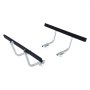 VEVOR Boat Trailer Guides, 425 mm/475 mm Height Adjustable Trailers Guide, 2PCS Thickened Steel Trailer Guide-Ons with Thick Support Pads, Fits L-Beam, Box or C-Channel Bunk-Style Pontoon Trailers