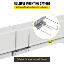 VEVOR Guía de Poste Remolque en Forma de π de 114,5 cm con Tablas Acolchadas Acero 22 kg Guía de Remolque Trailer Pontón Litera Guía de 55 x 55 x 3,8 cm Acero Galvanizado con Recubrimiento en Polvo