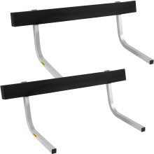 VEVOR Guía de Poste Remolque en Forma de π de 114,5 cm con Tablas Acolchadas Acero 22 kg Guía de Remolque Trailer Pontón Litera Guía de 55 x 55 x 3,8 cm Acero Galvanizado con Recubrimiento en Polvo