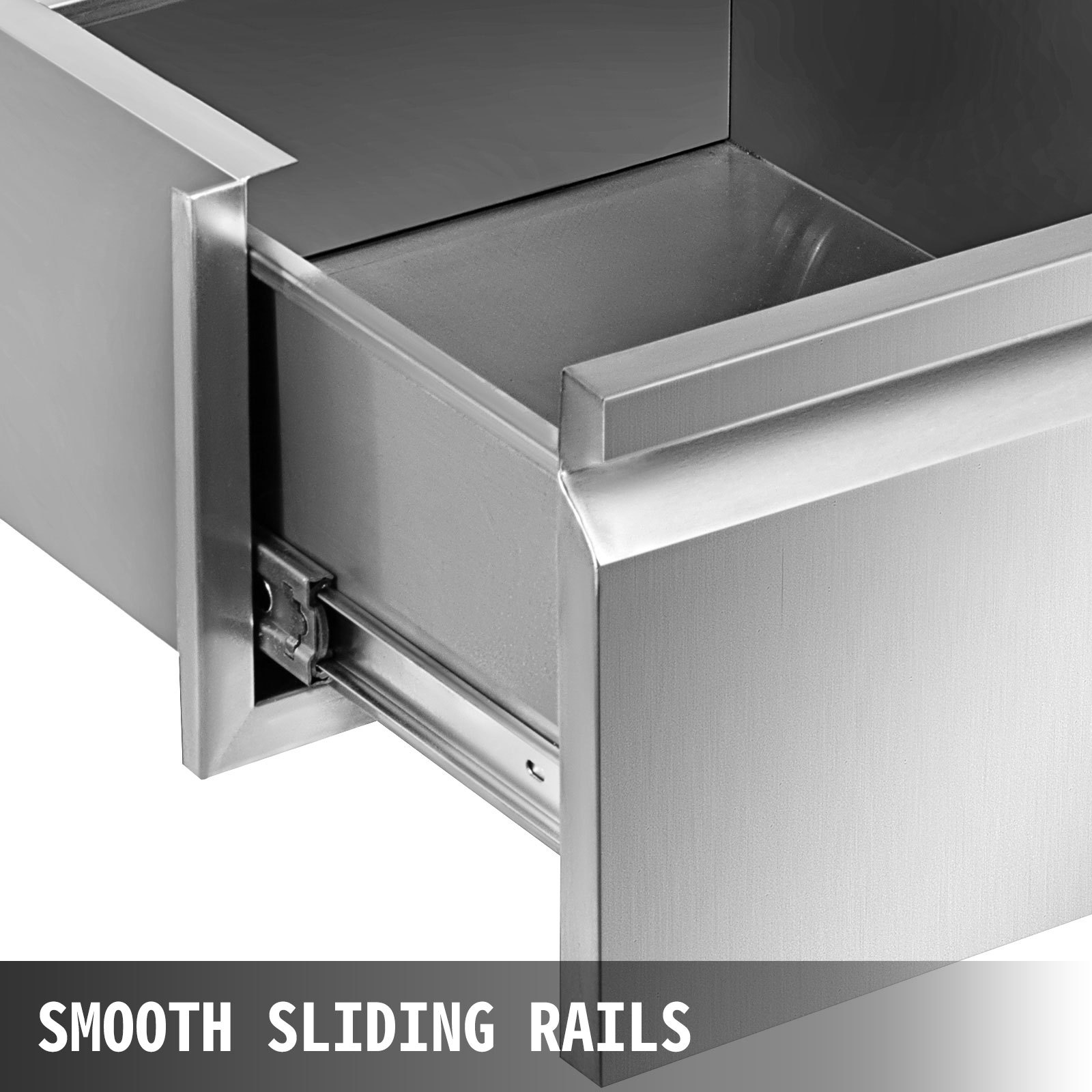 50x50 CM Stainless Steel Single Drawer Kitchen BBQ Island Food Storage Outdoo