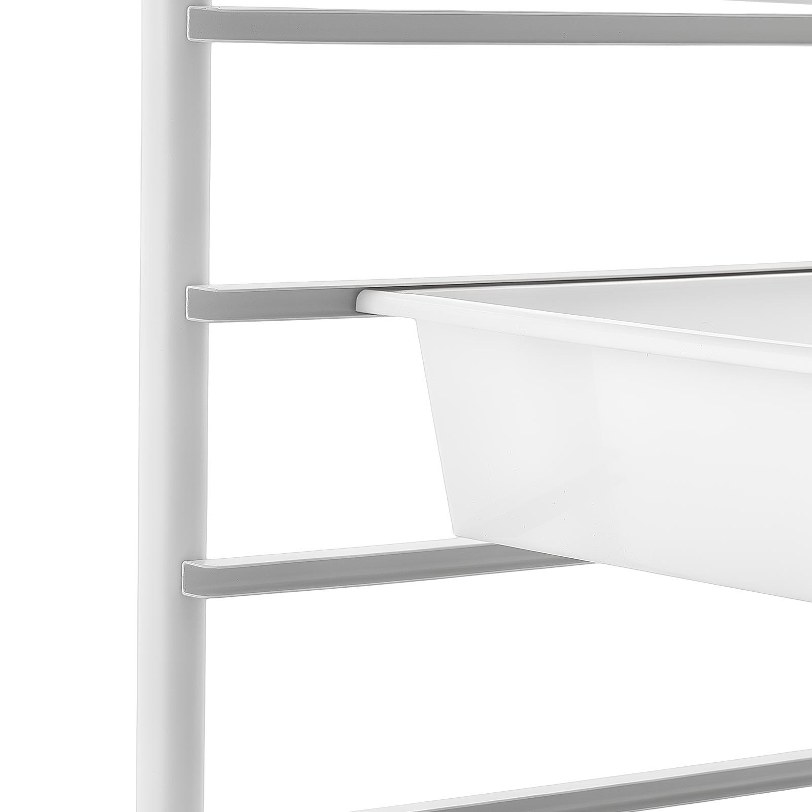 VEVOR Carrito Organizador de Metal con 15 Cajones de Doble Fila, Carrito de Almacenamiento con Ruedas Giratorias 360° y 2 Frenos, Destornillador para Baño Cocina Manualidades Oficina Garaje Dormitorio