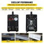 VEVOR Cortador de Plasma de 220 V, Cortadora de Plasma CUT-50, Soldadora de Arco, Soldadura por Puntos, Soldador por Puntos, Máquinas de Soldar Espesor Máximo Corte 12 mm, para Cortar Metales