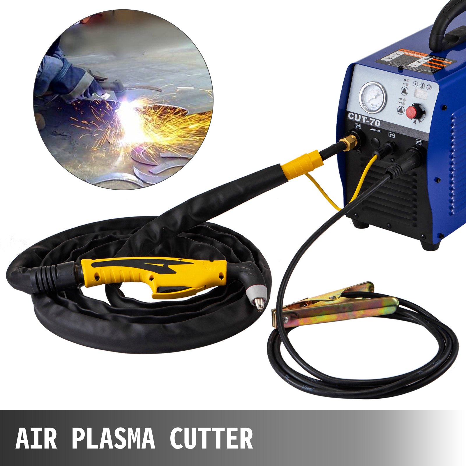 Cortador De Plasma Cut-70 Inversor De Soldadura Táctil Doble Potencias 70a