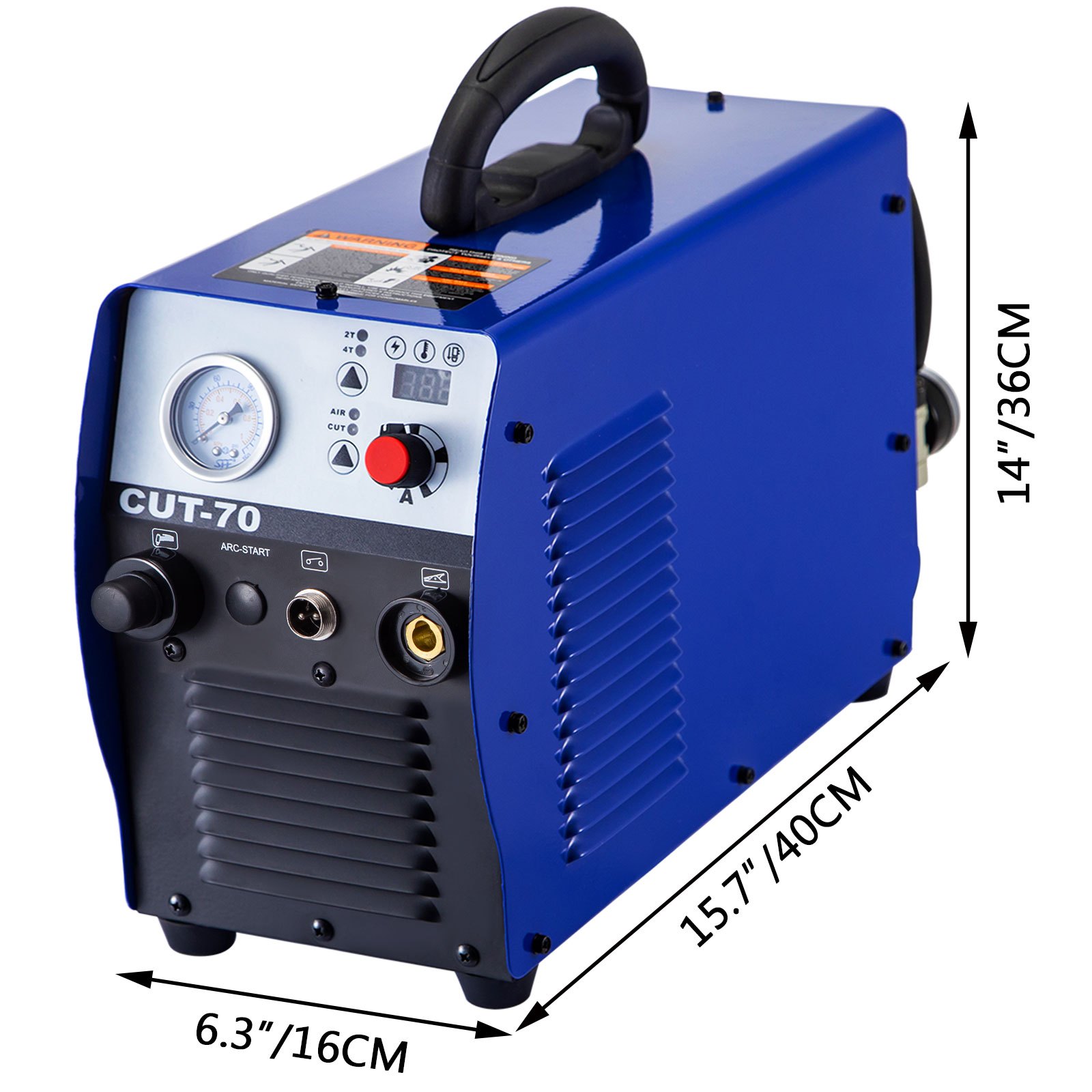 Cortador De Plasma Cut-70 Inversor De Soldadura Táctil Doble Potencias 70a