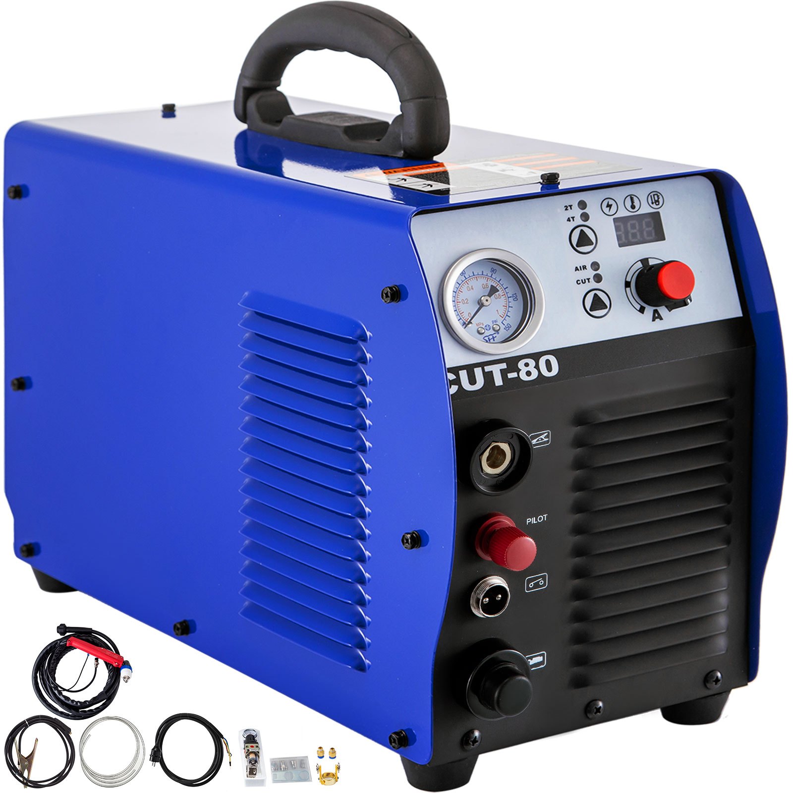 Cut-80 Cortador De Plasma De Aire Arco Piloto Soldadura No Táctil 220v 80a