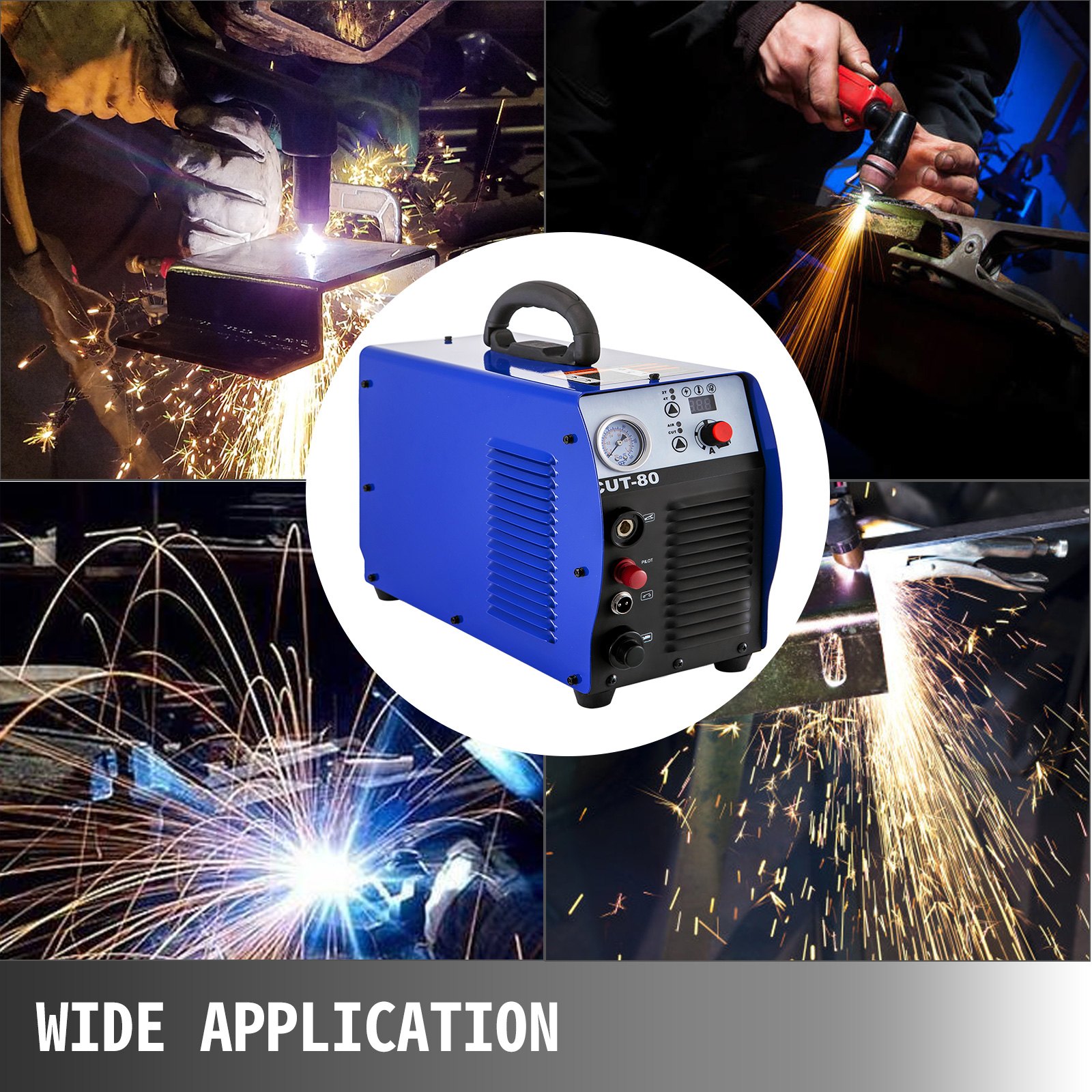 Cut-80 Cortador De Plasma De Aire Arco Piloto Soldadura No Táctil 220v 80a