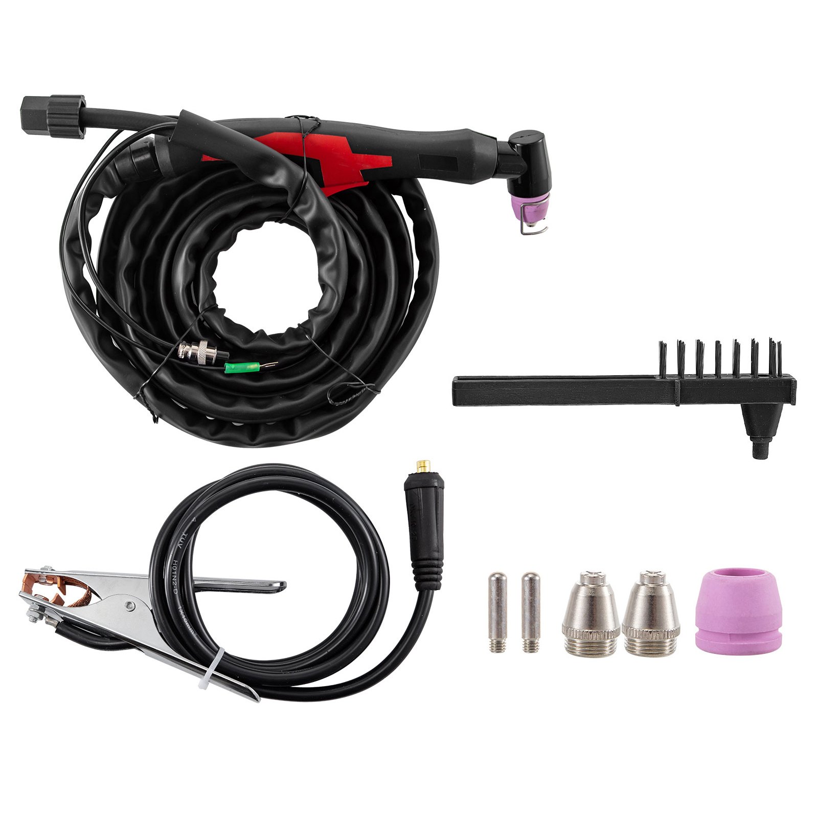 VEVOR Soldadora Plasma Cutter 220 V 50 Hz, Cortador Plasma de Arco Piloto No Táctil 40 A, Máquina de Corte por Plasma de Aire, Máquina de Soldadura de Plasma, Plasma Cutter con Protección de IP21S