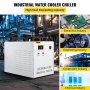 VEVOR Enfriador de Agua Industrial de Termólisis CW-3000 para Máquinas de Grabado CNC / Láser 60 W / 80 W 220 V 60 Hz, Tanque Enfriador de Agua Termólisis 9 L, Enfriador de Agua Industrial 10 m