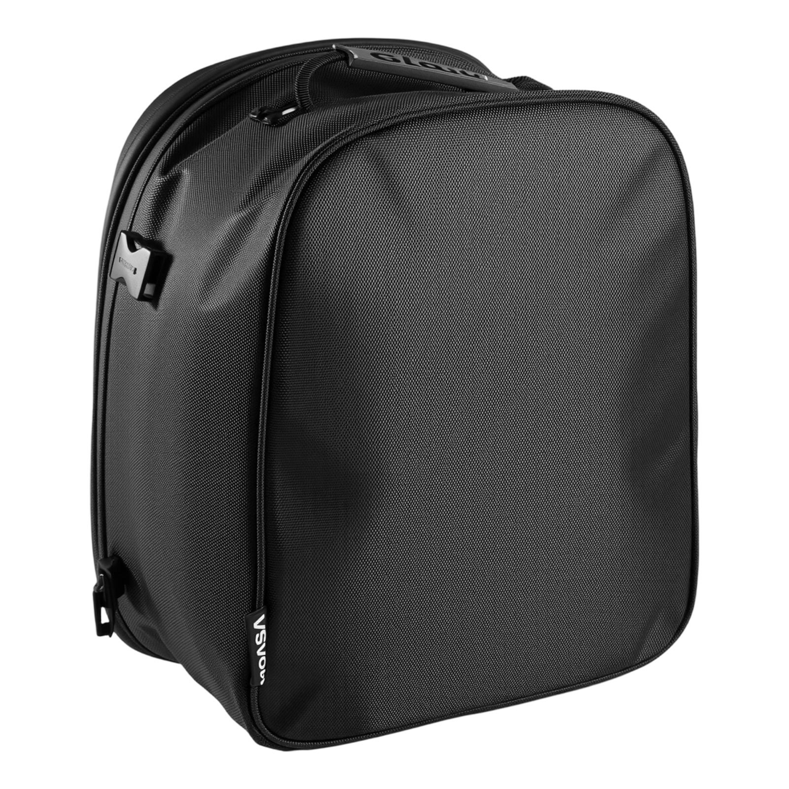 VEVOR Bolsa Trasera a Asiento de Motocicleta 22-34 L, con Funda Impermeable para Lluvia, para Portaequipajes, con Correas y Cordón Elástico, Tela Oxford 1680D Cuero PU, 390 x 310 x 295 mm, Negro