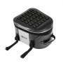 VEVOR Bolsa Trasera para Motocicleta de 28 L, Impermeable, para el Asiento Trasero, para el Maletero, con Bolsillo y Hebilla Ajustable, Portaequipajes Universal, Color Negro, 360 x 300 x 230 mm