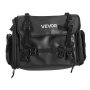 VEVOR Bolsa Trasera para Asiento de Motocicleta 40-60 L, con Funda Impermeable para Lluvia, con Correa al Hombro y Cordón Elástico, para Portaequipajes de Motocicleta, 600 x 320 x 320 mm, Negro