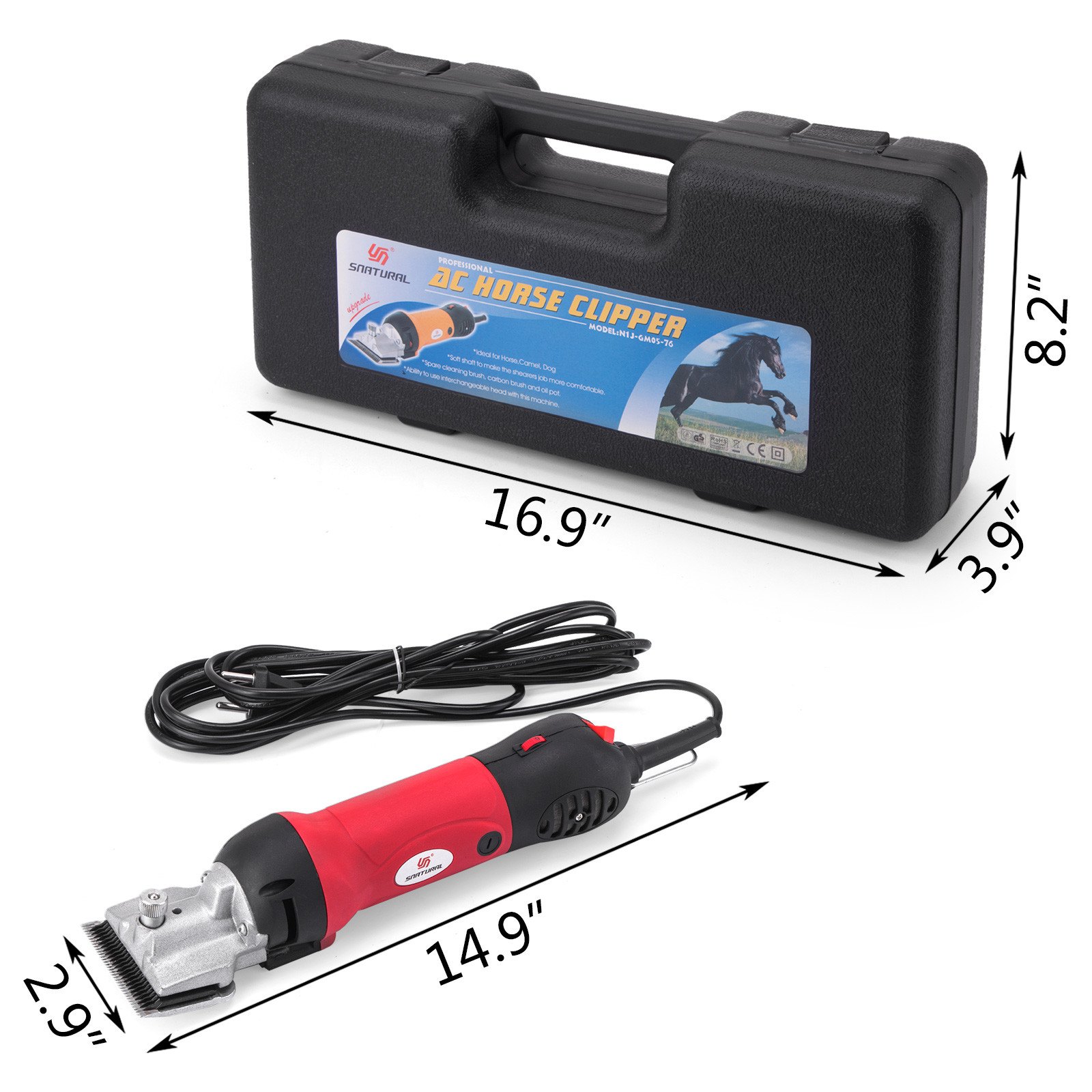 350w Cortapelo Esquiladora Tijera Eléctrica Para Corta Oveja Cabra Pelo 2400 Rmp