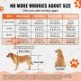 VEVOR Silla de Ruedas Ajustable de Mascotas de 2 Ruedas para Patas Traseras (L)