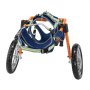 VEVOR Silla de 2 Ruedas para Perros para Patas Traseras, Ajustable en Altura, Anchura y Longitud, con Ruedas Amortiguadoras, Aleación Aluminio, para Perros Lesionados o Discapacitados hasta 39 kg