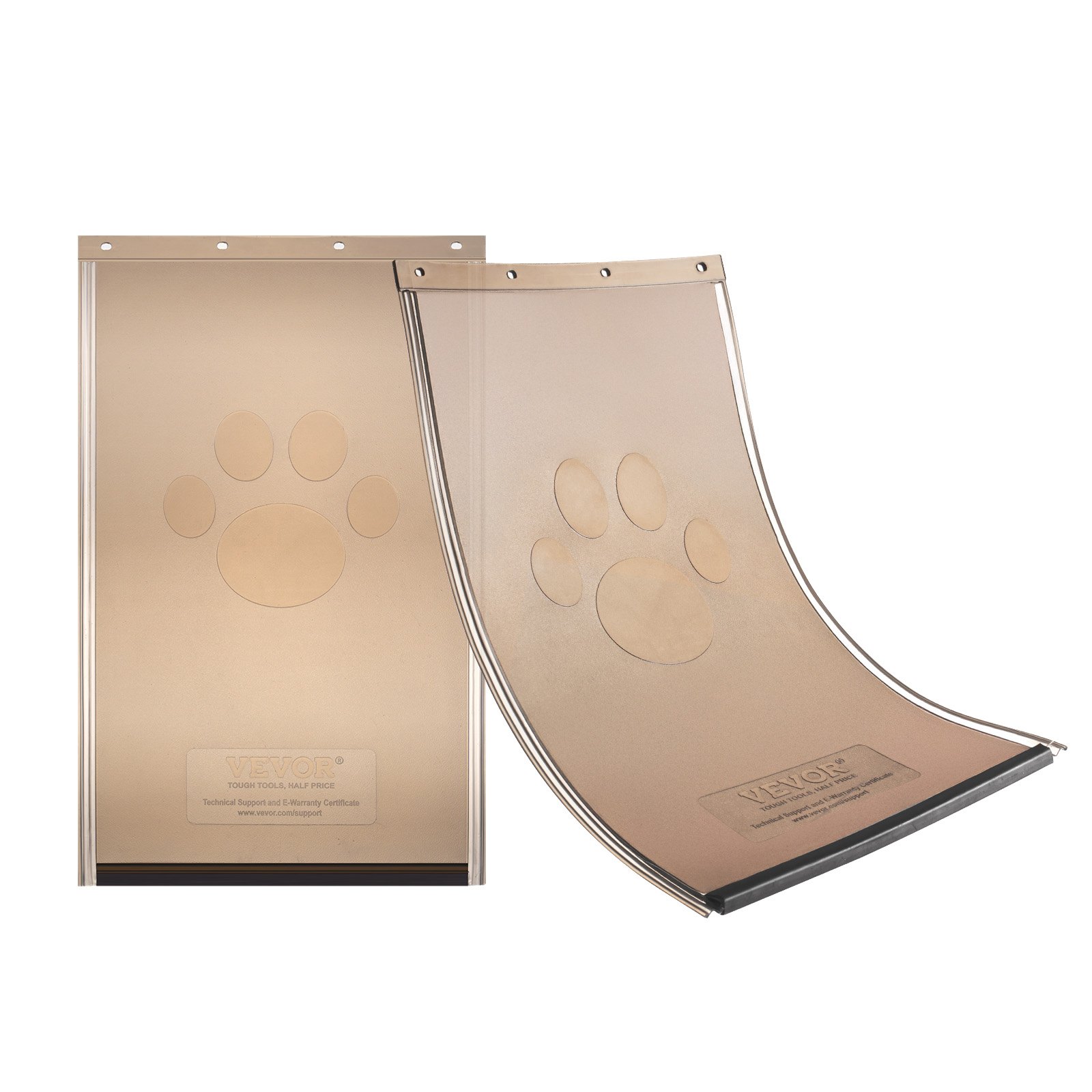 VEVOR Puerta para Mascotas de Repuesto de 209,6 x 311,2 mm, Compatible con Puertas para Mascotas con Solapa, Puerta para Perros de Repuesto de PVC Grueso con Tira Magnética Larga, Tamaño Mediano