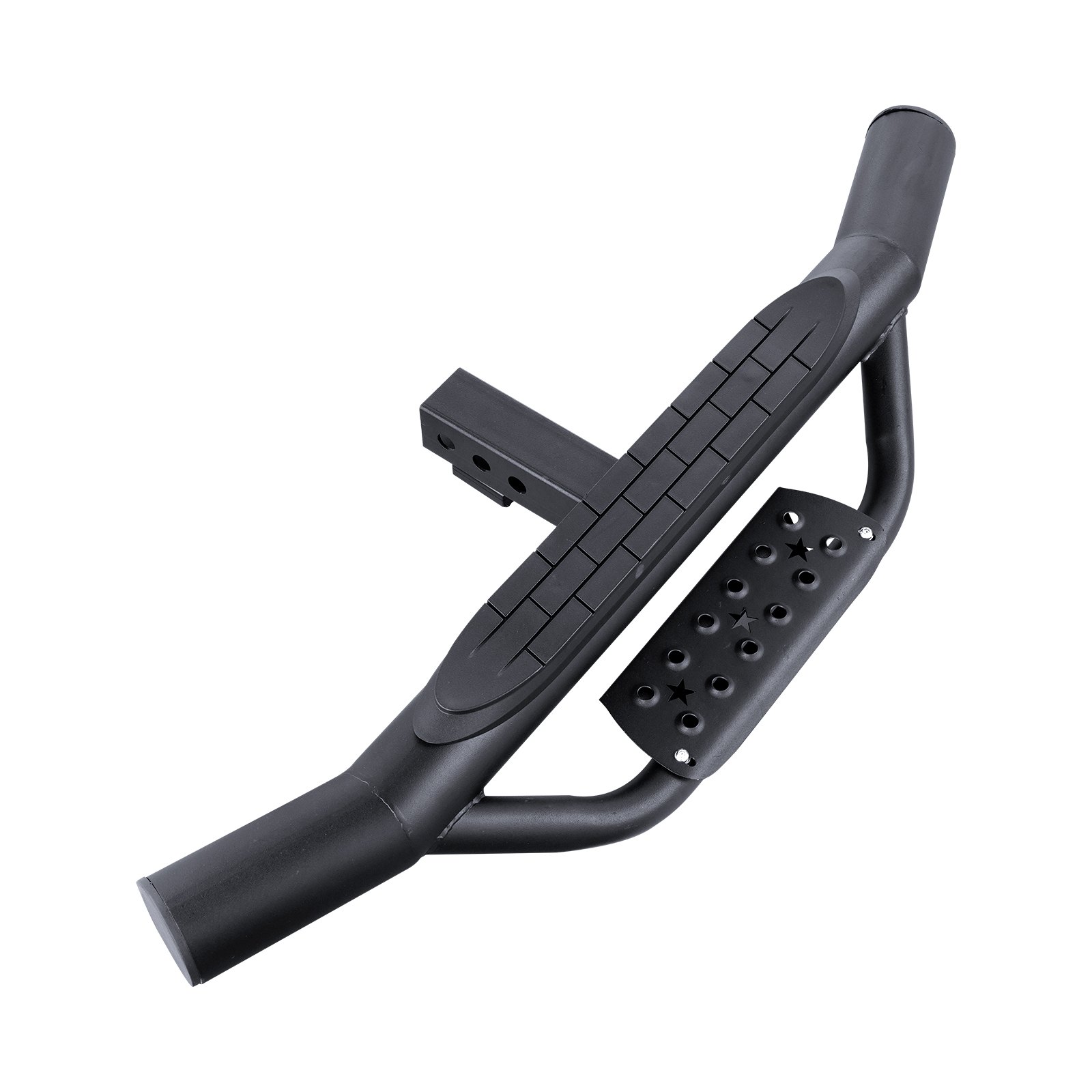 VEVOR - Escalón de enganche para receptor de 2 pulgadas, construcción de acero resistente con capacidad de carga de 350 libras, protector de parachoques trasero con pasador de bloqueo, ajuste universal para camión, SUV, camioneta, remolque