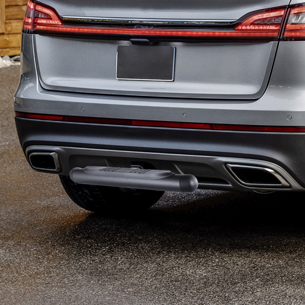 VEVOR 50.8 mm receiver hitch, robust steel construction with 158.7 kg lifting capacity, rear bumper protector with pin locking mechanism, universal fit for trucks, SUVs, pickups, and trailers