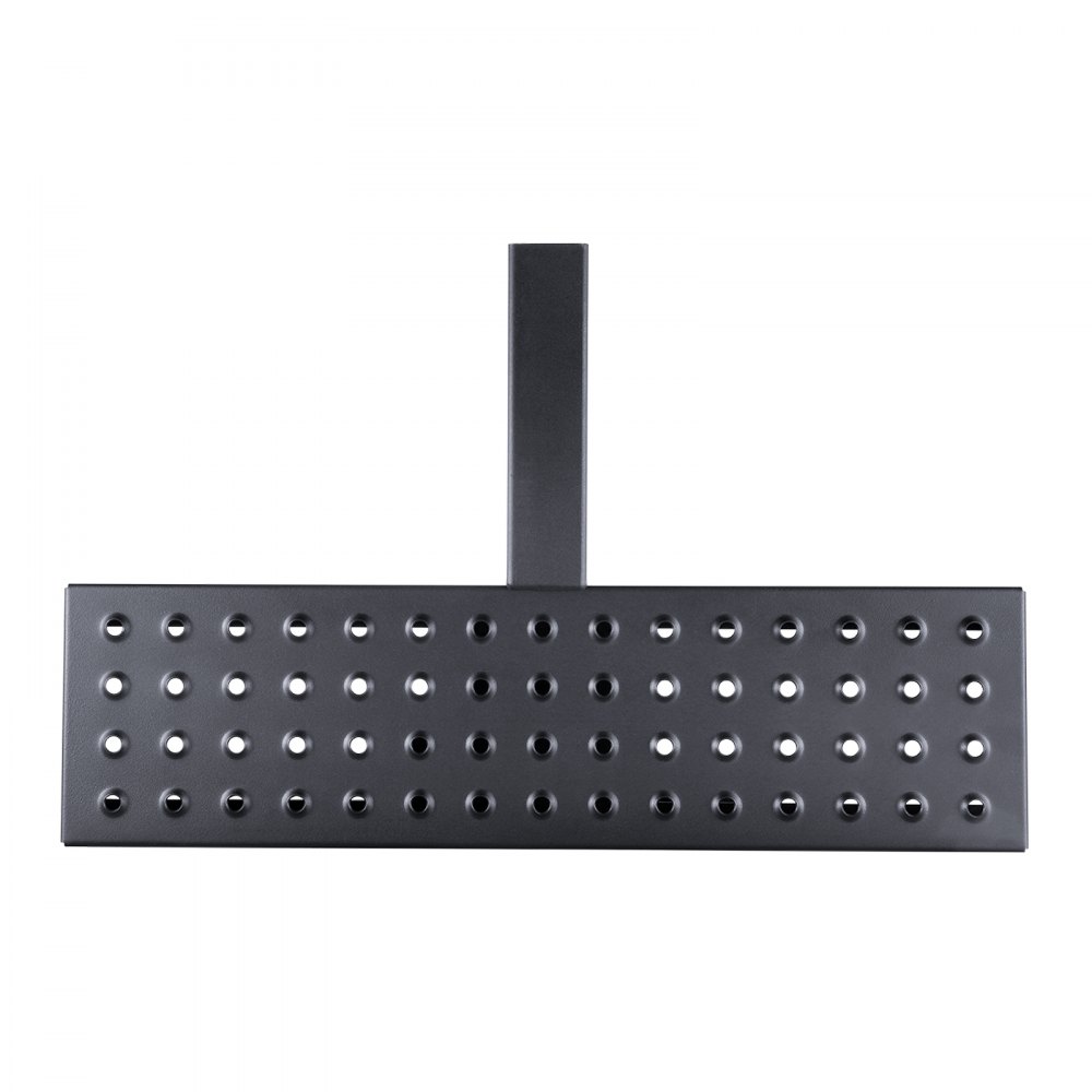 VEVOR - Escalón de enganche para receptor de 2 pulgadas, construcción de acero resistente con capacidad de carga de 350 libras, protector de parachoques trasero con pasador de bloqueo y estabilizador, ajuste universal para camión, SUV, camioneta, remolque