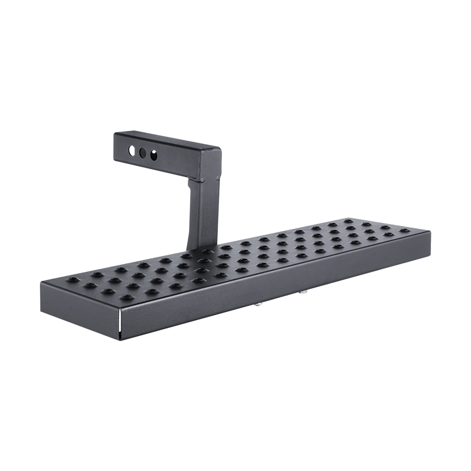 VEVOR - Escalón de enganche para receptor de 2 pulgadas, construcción de acero resistente con capacidad de carga de 350 libras, protector de parachoques trasero con pasador de bloqueo y estabilizador, ajuste universal para camión, SUV, camioneta, remolque