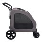 VEVOR Cochecito para Mascotas 4 Ruedas Capacidad de Peso de 173 kg Carrito Portátil para Mascotas con Ventanas de Malla Transpirable Altura Ajustable Cochecito para Animales Pequeños Medianos