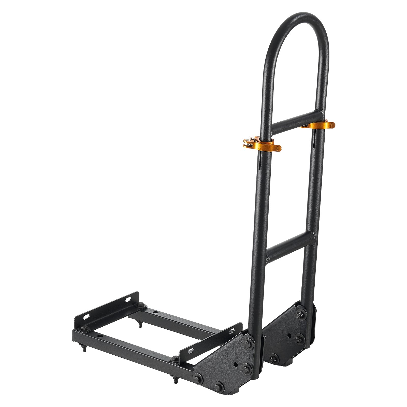 VEVOR Barra de Apoyo para Carrito de Golf, con Reposapiés de Metal, sin Necesidad de Modificaciones, para Asiento Trasero, Acero al Carbono, Ajustable en Altura de 70 a 85 cm, 450 x 235 x 905 mm