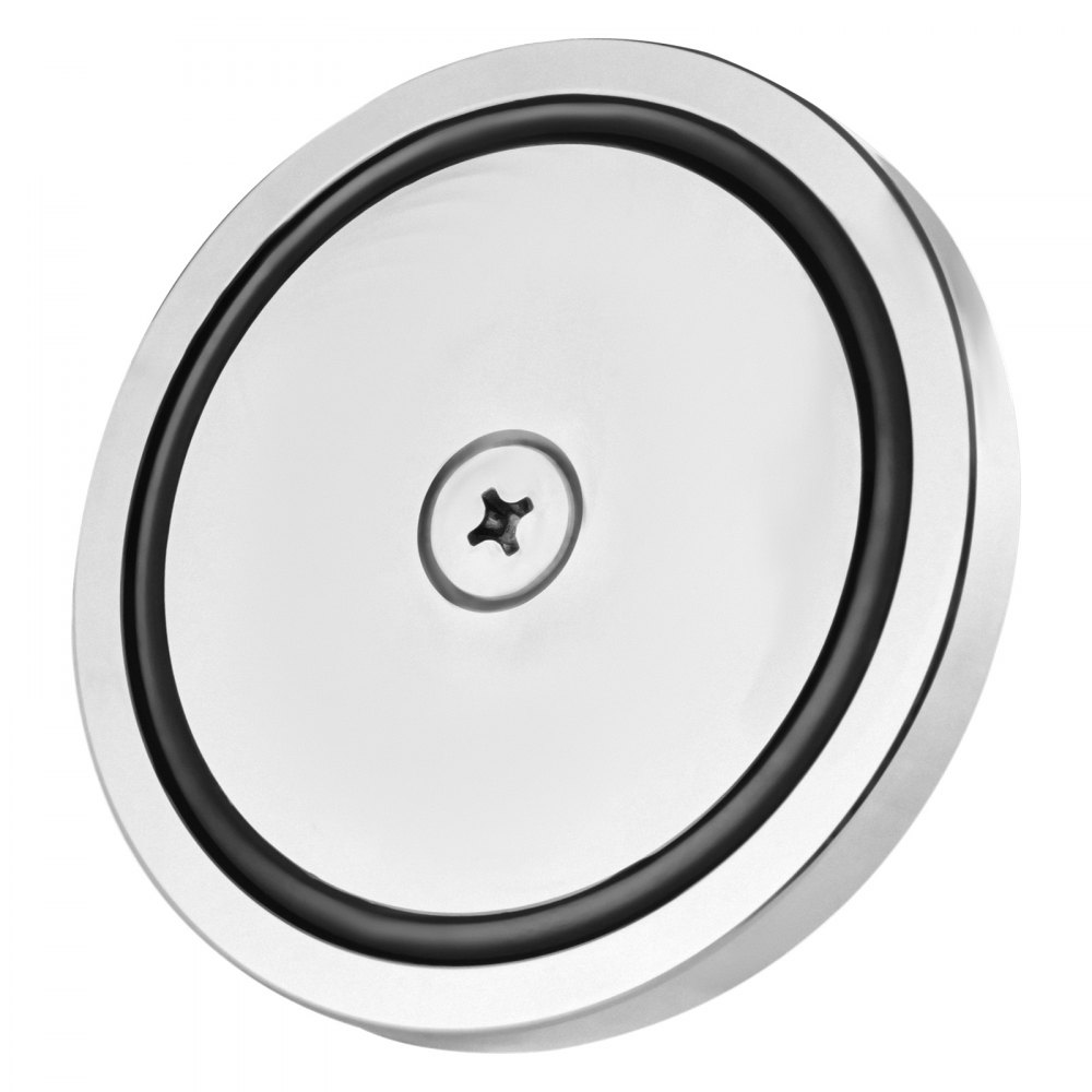 VEVOR Kit de Pesca con Imán de un Solo Lado Fuerza de Tracción de 907 kg, Kit de Pesca con Imán con Gancho de Agarre, Cuerda de φ6 x 20000 mm, Guantes, Perno de Ojo, Estuche de transporte, Naranja