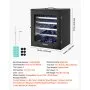 VEVOR Estuche de Almacenamiento para Miniaturas, Vitrina Expositora en Miniatura para Figuras de Acción con Puerta de Acrílico Carcasa de Madera Mango y Cerradura, 5 Bandejas Magnéticas, Colecciones