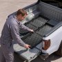 VEVOR Slide-Out Truck Bed Cargo Tray 226.8kg Capacity Fit 5'&Shorter Beds, Heavy-Duty Bed Slide, for Mid-Size Pickup Trucks, Durable HDPE Material, Easy Tailgate Access, Sliding Storage Organizer