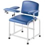 VEVOR Phlebotomy Chair, Blood Collection Chair with Adjustable & Foldable Armrests, 180 kg Weight Capacity, Soft Padded Seat, PVC Leather for Hospitals, Laboratories, Clinics