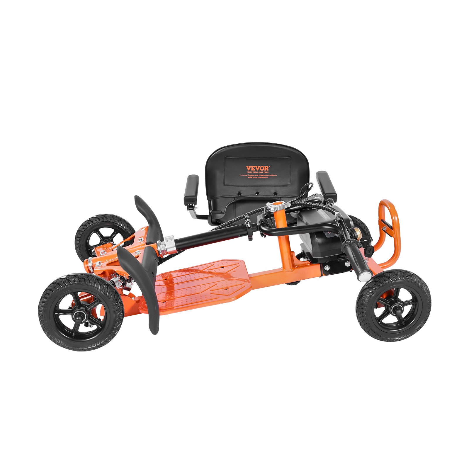 VEVOR Patinete Eléctrico de Movilidad Plegable de 4 Ruedas para Adultos y Personas Mayores, con Carga de 120 kg, con Batería de Litio 48 V, Neumáticos Sólidos Grandes y Capacidad de Ascenso 8°