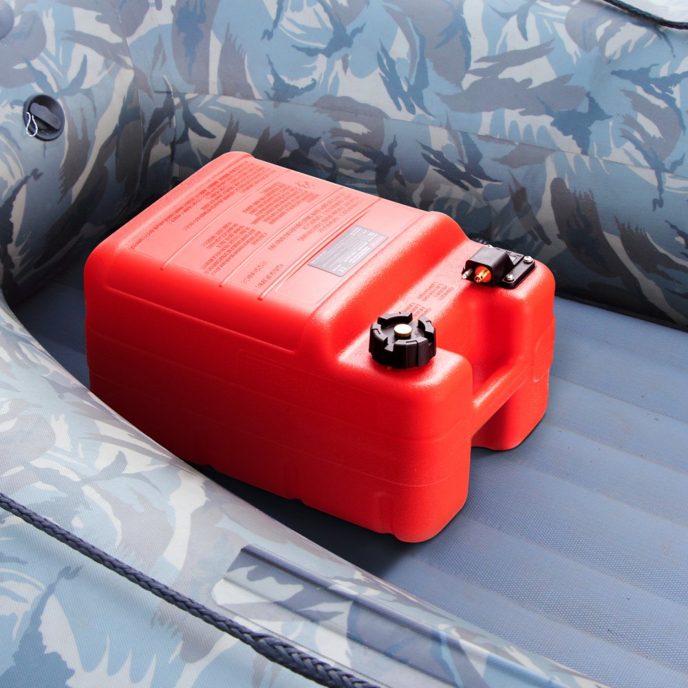VEVOR Tanque de Combustible Portátil para Barco de 24 L con Manguera Color Rojo